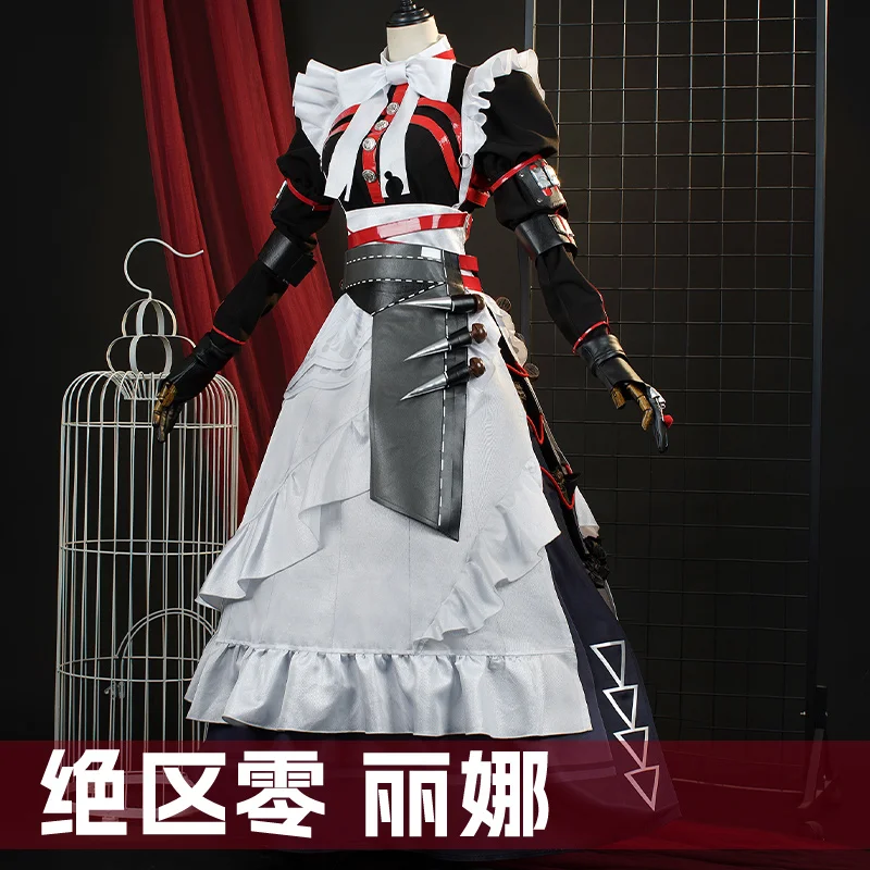 Alexandrina Sebastian Cosplay Zenless Zone Zero Costume Women Gorgeous Victorian Maid Uniform Palace Dress Halloween Party Suit