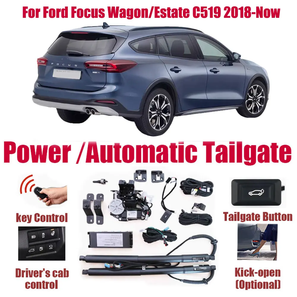 

For Ford Focus Wagon/Estate C519 2018-Now Car Automatic Lifting kit Opening Trunk Intelligent Electric Lift Tailgate