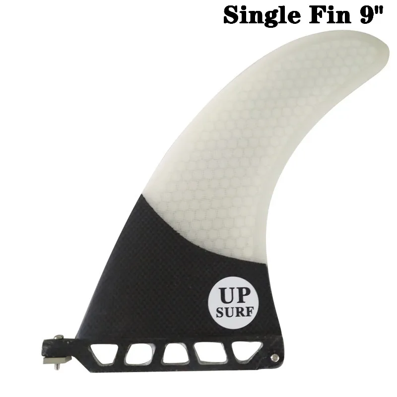 

SUP Board UPSURF logo Single 9"Fins Central fin Honeycomb Fibreglass Quilhas Fins Good quality Surf Fins