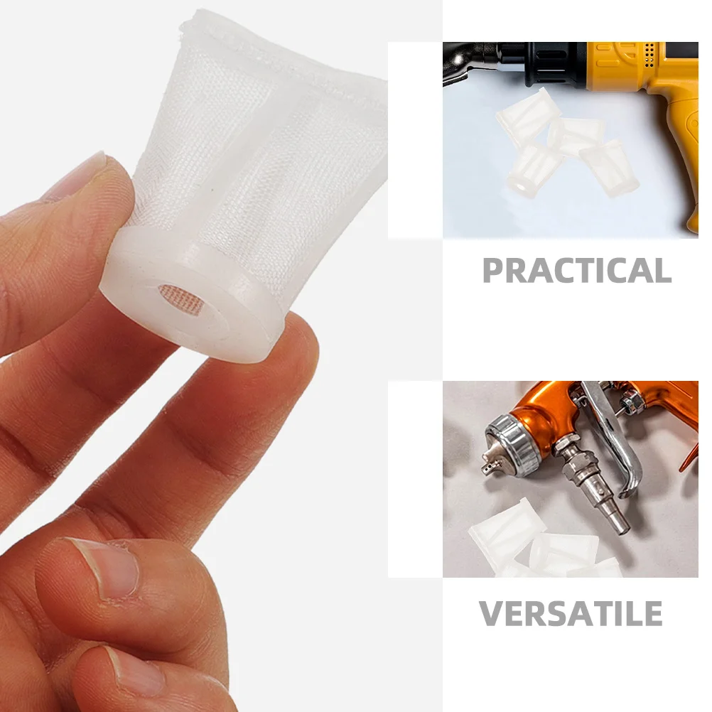 

10Pcs Paint Sprayer Filters 120 Mesh Screen Mesh Filter Replacement Airless Sprayer Accessories Smooth Finish Automotive