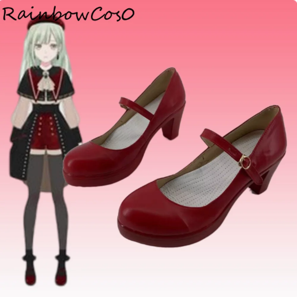 Buty do Cosplayu Wakaba Mutsumi Mortis BanG Dream It's MyGO Ave Mujica, Anime, Halloween, Boże Narodzenie, RainbowCos0 W4626