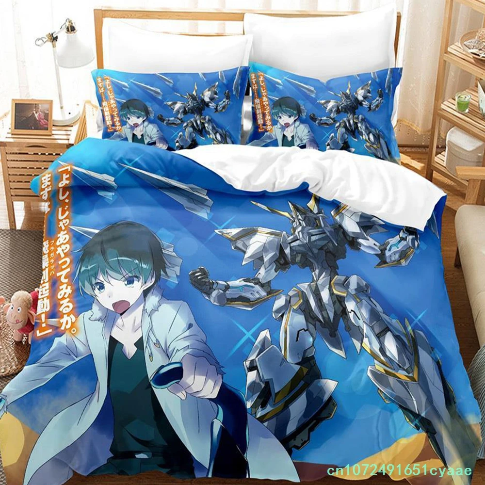 In Another World With My Smartphone Bedding Set Single Twin Full Queen King Size Bed Set Adult Kid Bedroom Duvetcover Sets Anime