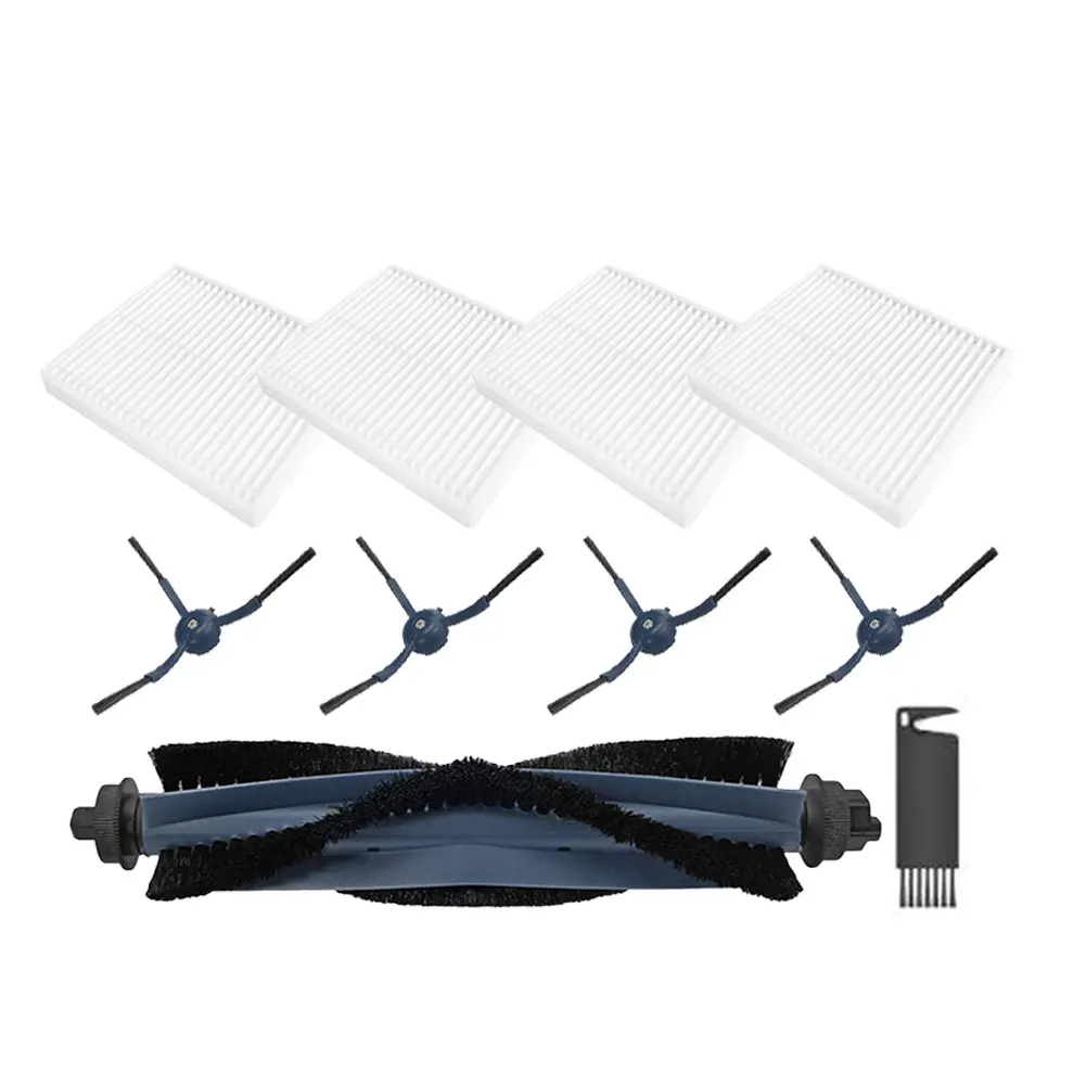 For Eufy for g50 for l60 forHybrid and for l60 SES Compatible Cleaning Accessories Set: Main Brush Side Brushes HEPA Filters