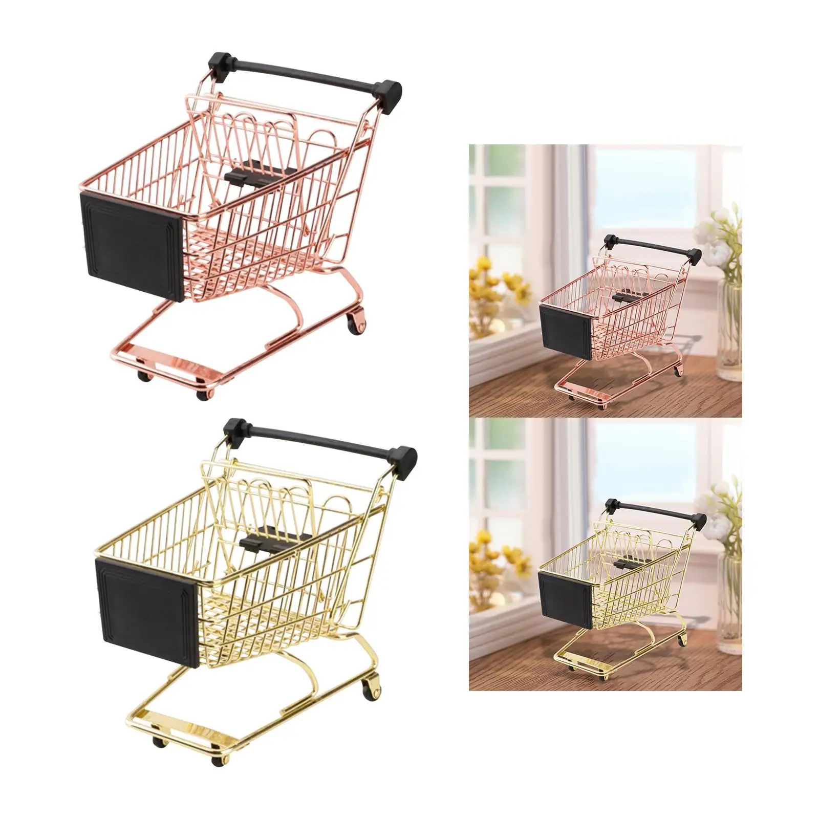 

Mini Shopping Cart Pretend Play Early Educational Birthday Gift Simulation Shopping Cart for Kids Boy Girl Children Toys