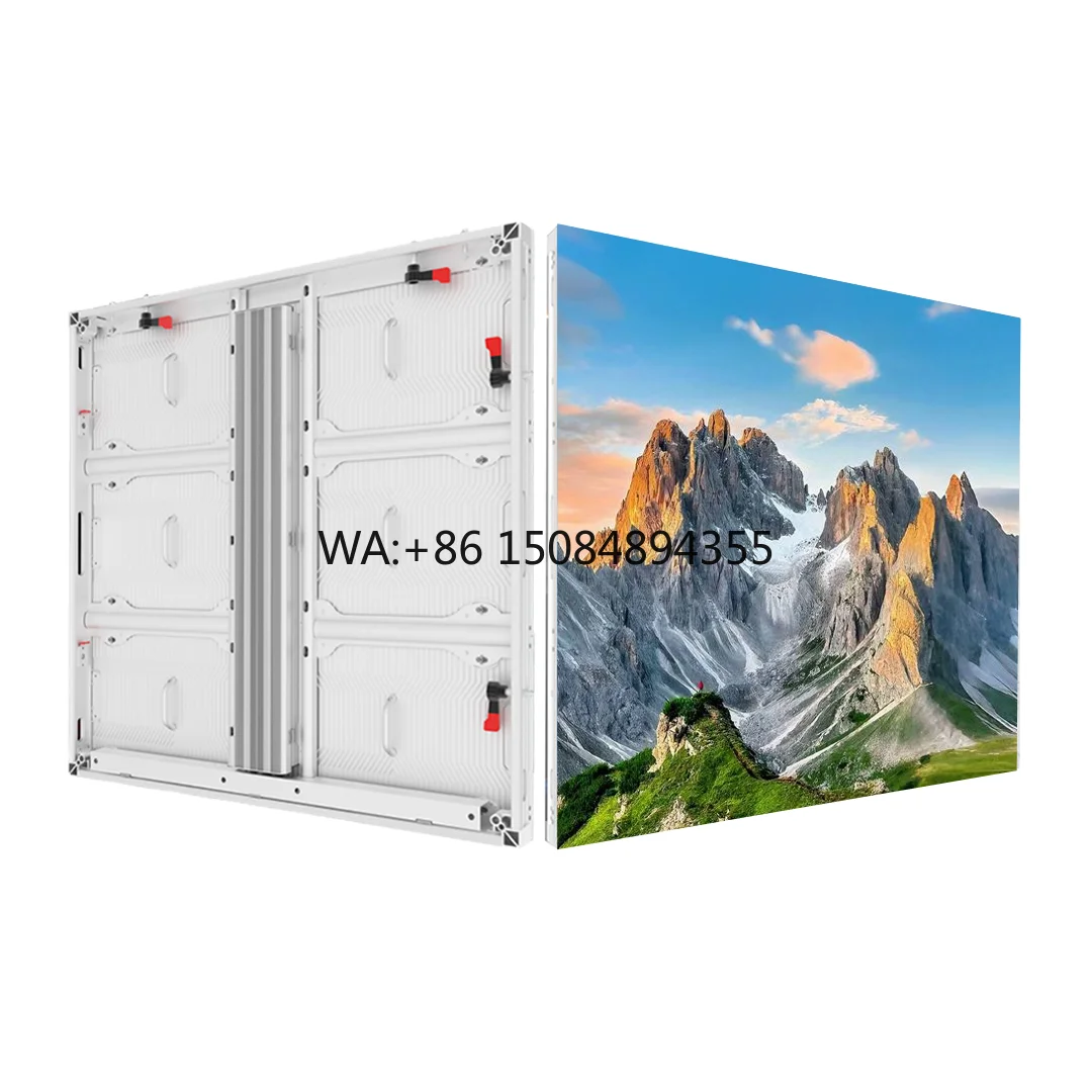 

P4 Outdoor Fixed LED Display HD IP65 Waterproof Aluminum Full Color Screen 6000cd Brightness 40,000 Pixel Density for Digital
