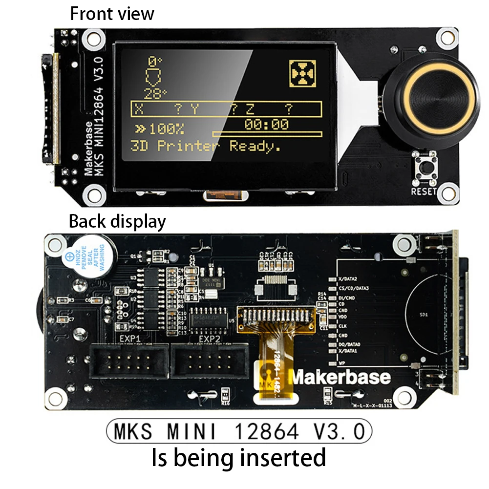 

Плата управления Klipper для Makerbase MKS, плата управления с четырехъядерным процессором, 64 бита, SOC бортовой дисплей с клипсором для Voron 3D Pinter