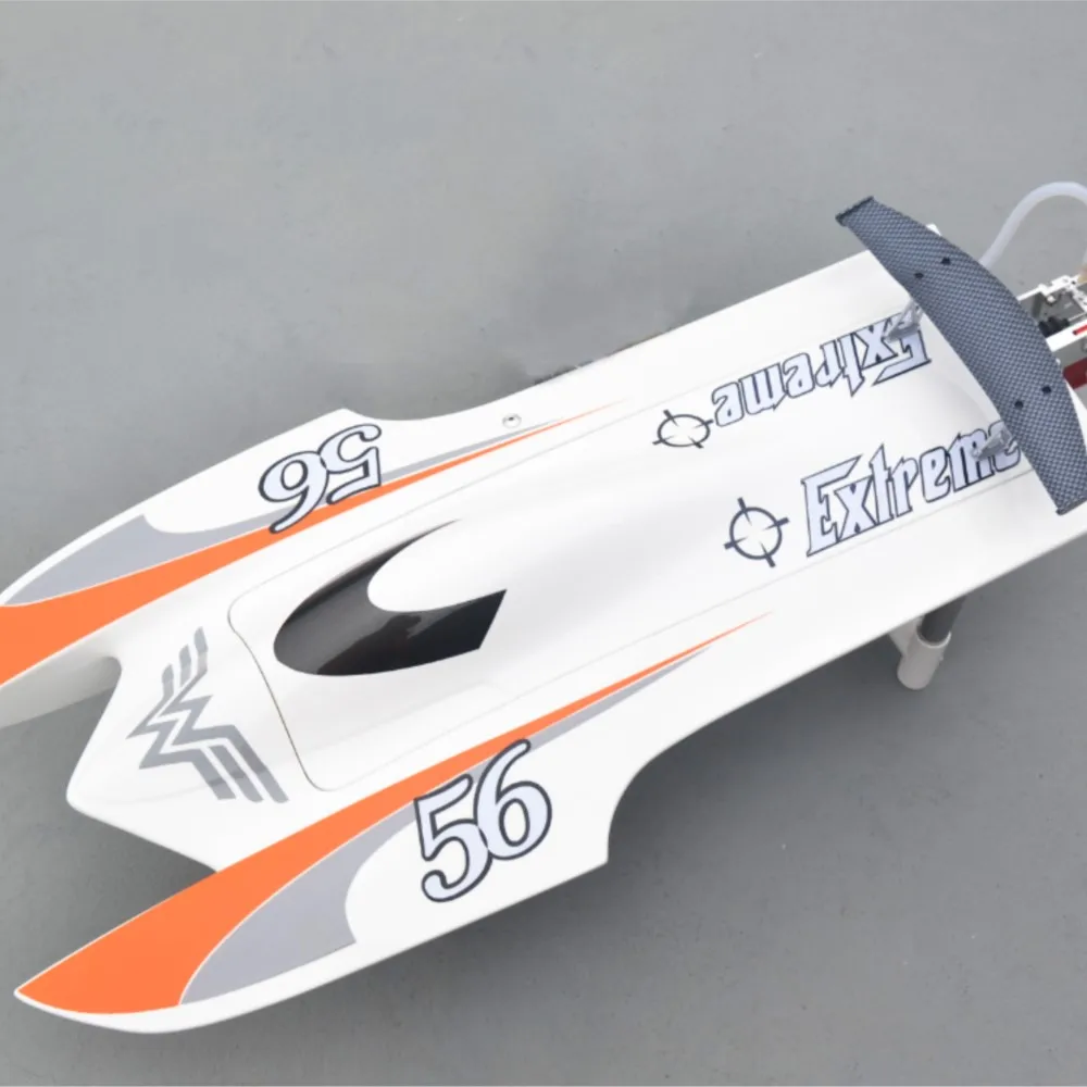 E22 KIT Denti di tigre Pre verniciato Elettrico RC Modello di scafo per barca da corsa Solo per giocatori avanzati Giocattolo bianco Hobby TH02618