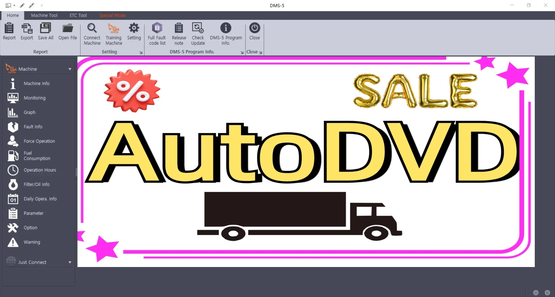 

Программа мониторинга колесного погрузчика экскаватора AutoDVD DMS-5 v3.2.8 Специальный режим [09.2025]+keygen