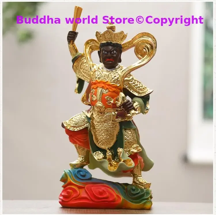 مجموعة 4 قطعة مزار المنزل مذبح حماية البوذية SI DA TIAN WANG PU SA Vajra بوديساتفا الآلهة تمثال بوذا كبير 26 سنتيمتر #5