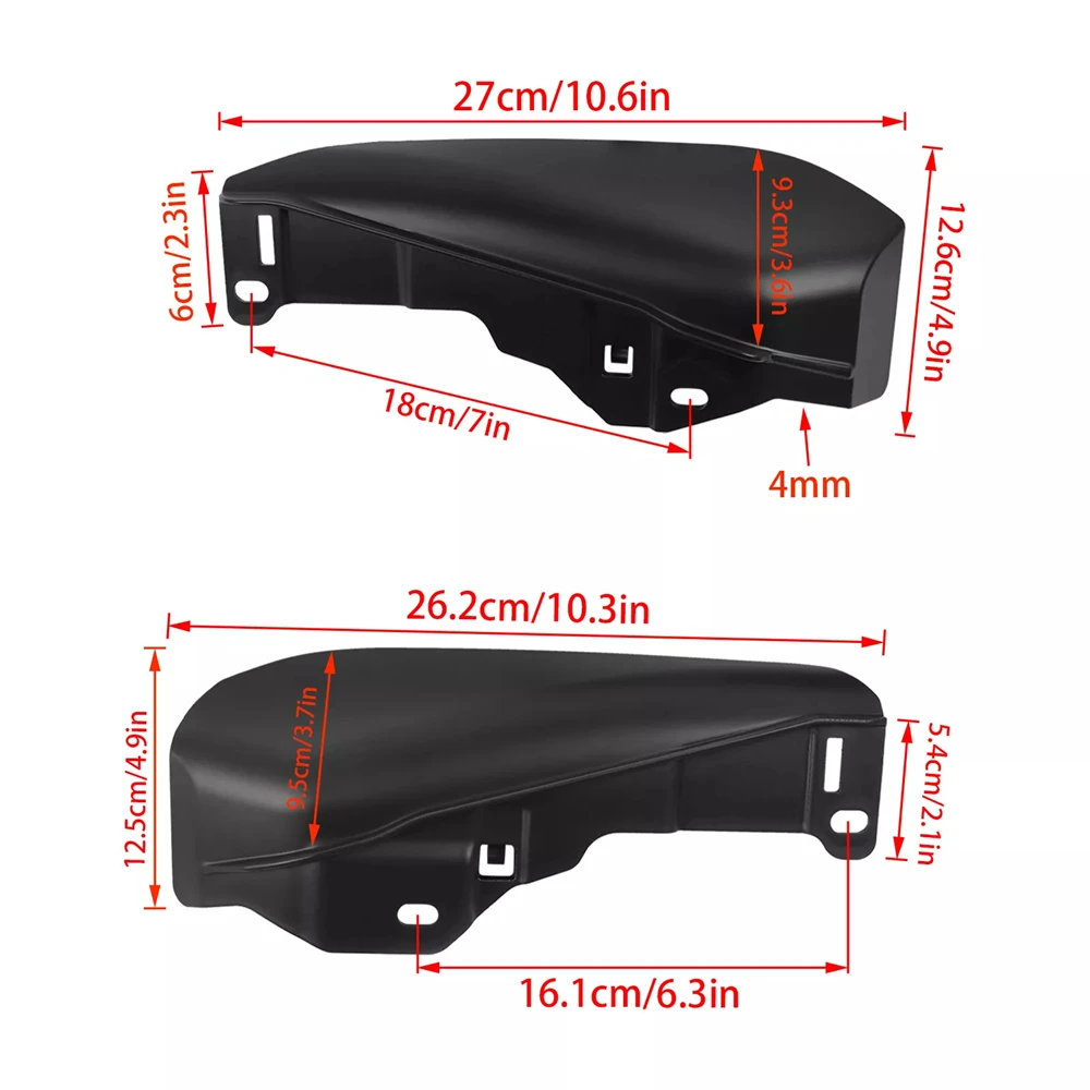 Motorcycle Mid Frame Air Deflector Heat Shield for Harley Touring Street Road Glide ST FLTRX FLHX 2024