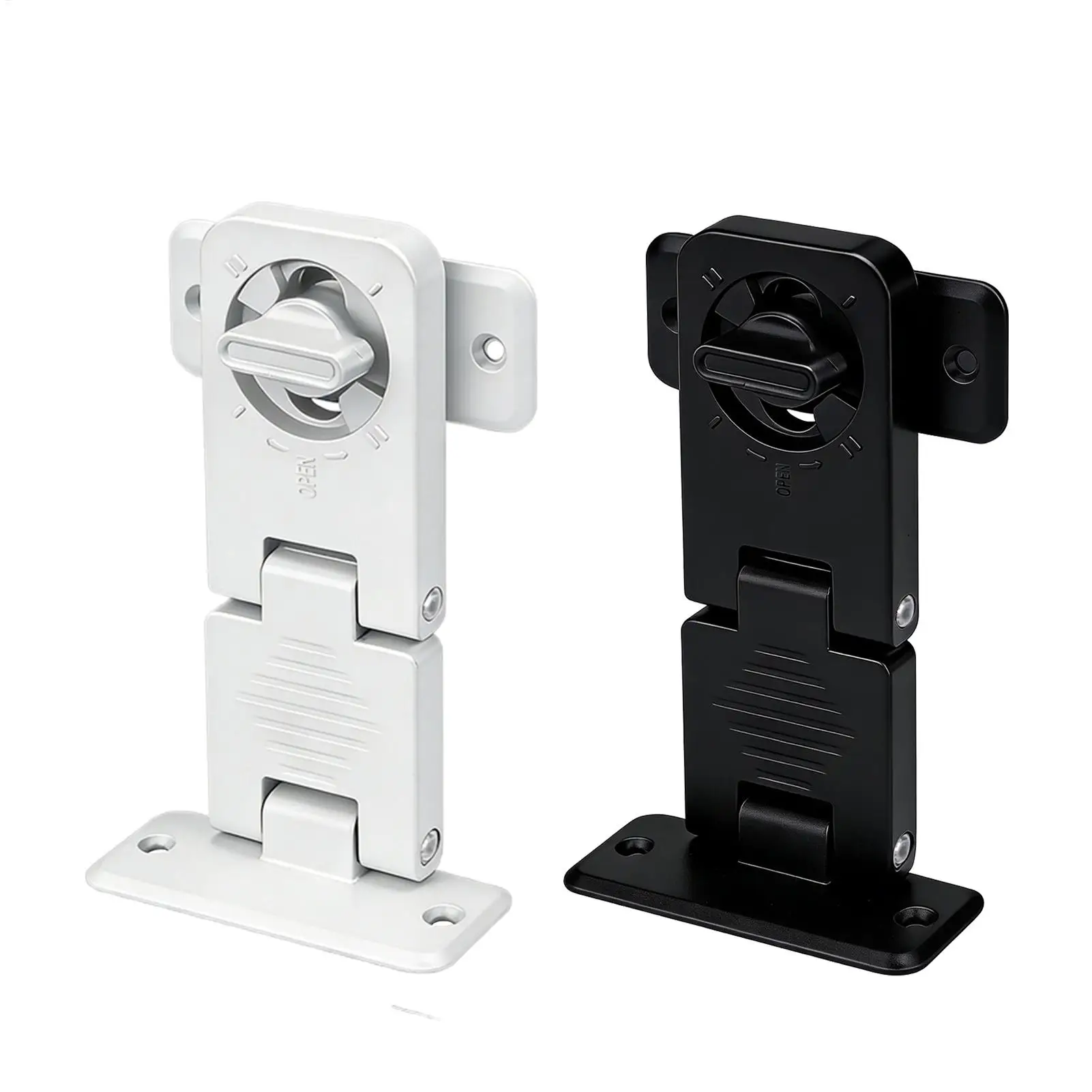 Right Angle Child Safety Lock No-Drill Cabinet & Drawer Latches Universal Fridge Door Lock for Home Apartment, Kitchen Bedroom ﻿