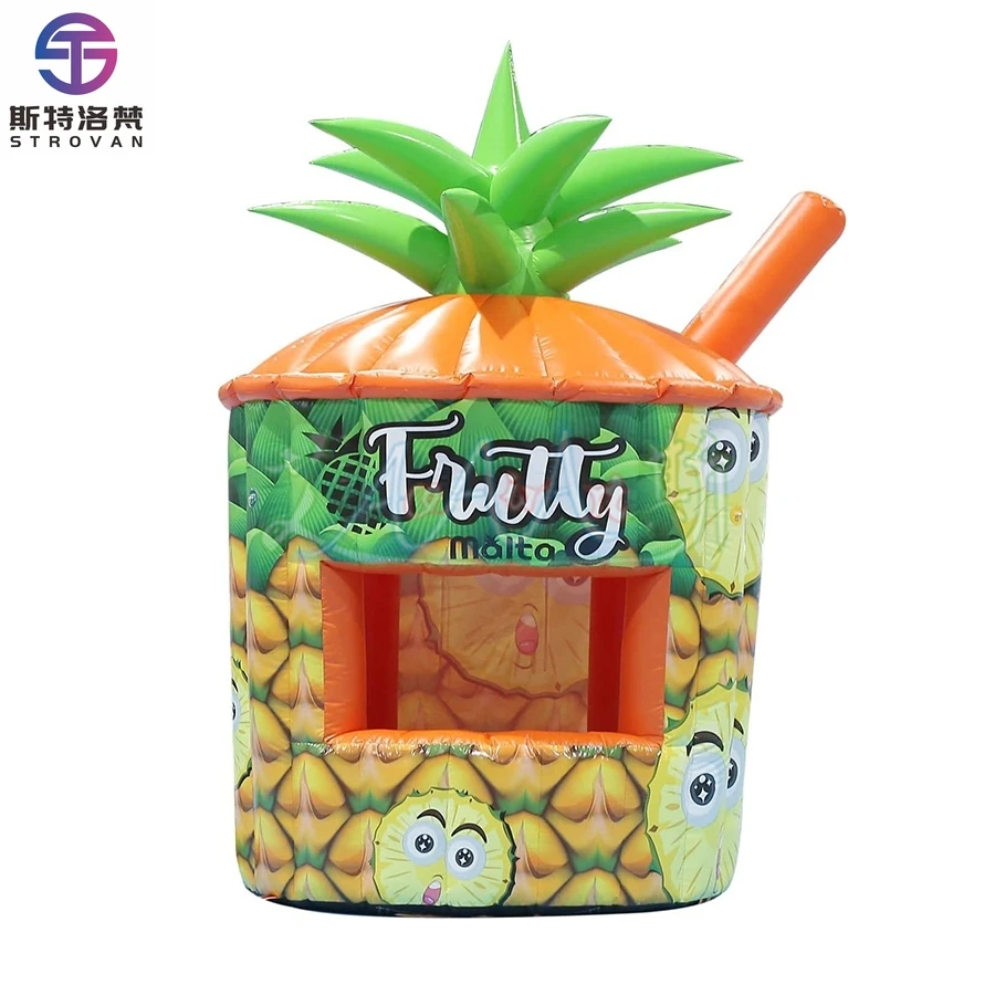 

STLF Pineapple Inflatable PVC Tent Booth Stand Outdoor Business Event Advertising Digital Printing 1-Year Warranty Air Blower Se