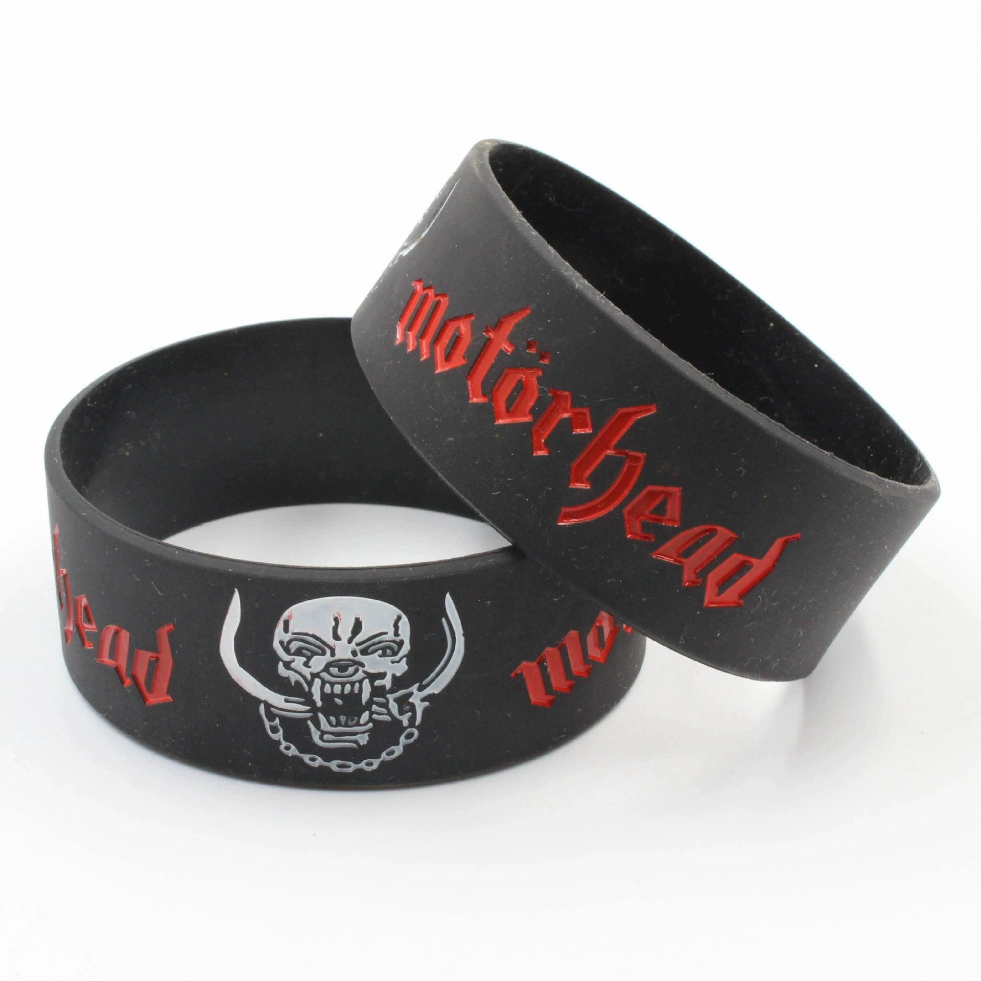 New 1PC MOTORHEAD Silicone Letter Bracelet Men Wide Rock Music Band Rubber Bracelets & Bangles Women Jewelry Gifts SH375
