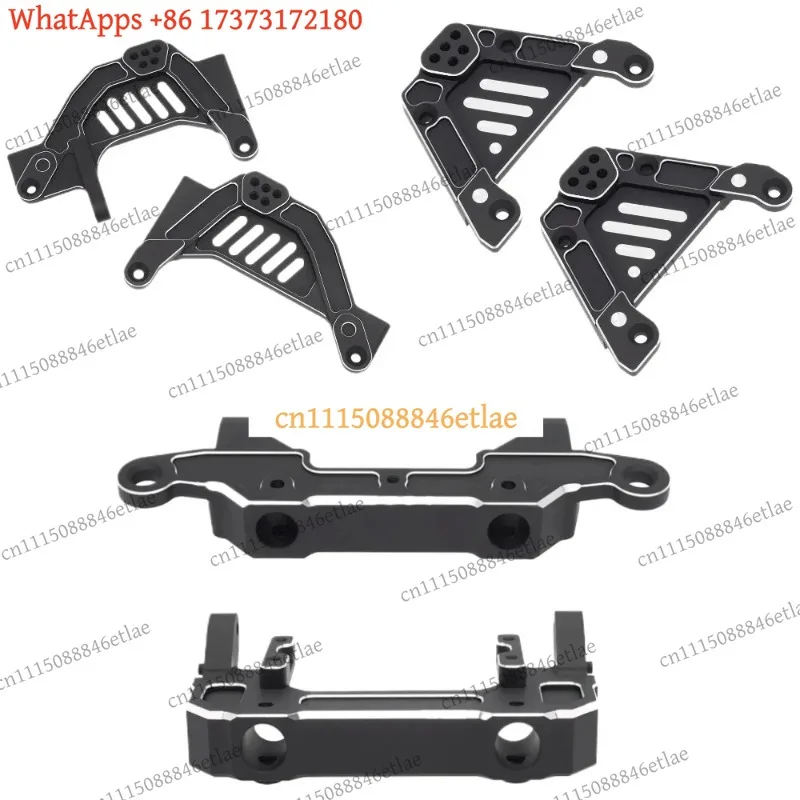 Aluminum Alloy Front Rear Shock Absorber Bracket Bumper Mount for 1/6 RC Crawler Car Upgrade Parts