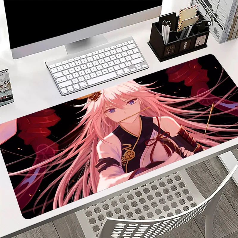 

Mousepad Anime Girl Yaemiko Large Mouse Mat HD Pc MousePad Office Laptop Carpet Soft Antislip Desktop Mouse Pad grande Mouse Mat
