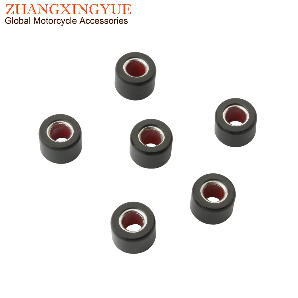 6PC PCX125 PCX150 SH125 SH150 Variator Weights 20x15mm 18g For Honda PCX SH NES S-Wing Spacy 125cc 150cc 4-Stroke