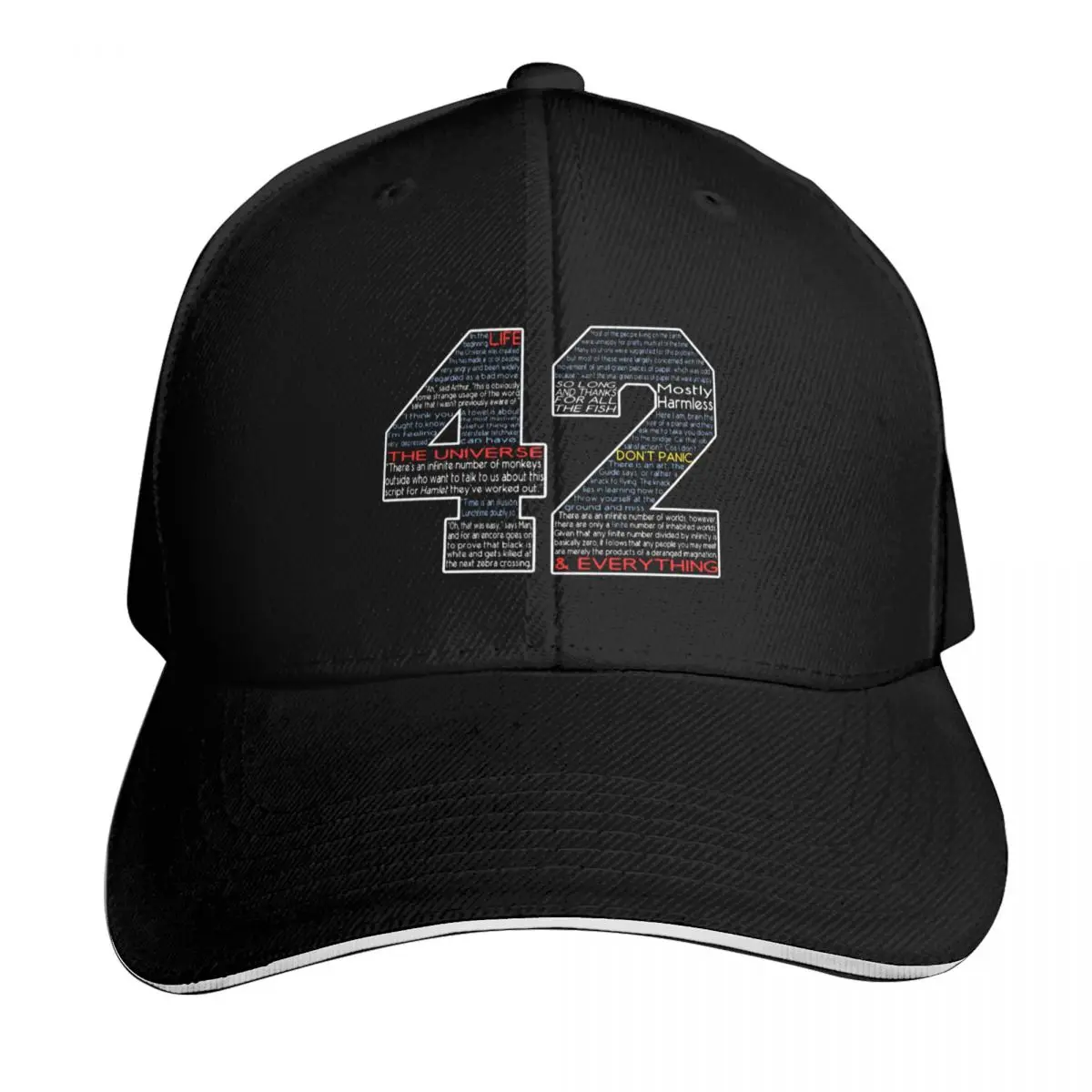 42 The Answer To Life The Universe And Everything Baseball Cap Men Women Casual Summer Sport Sun Cap