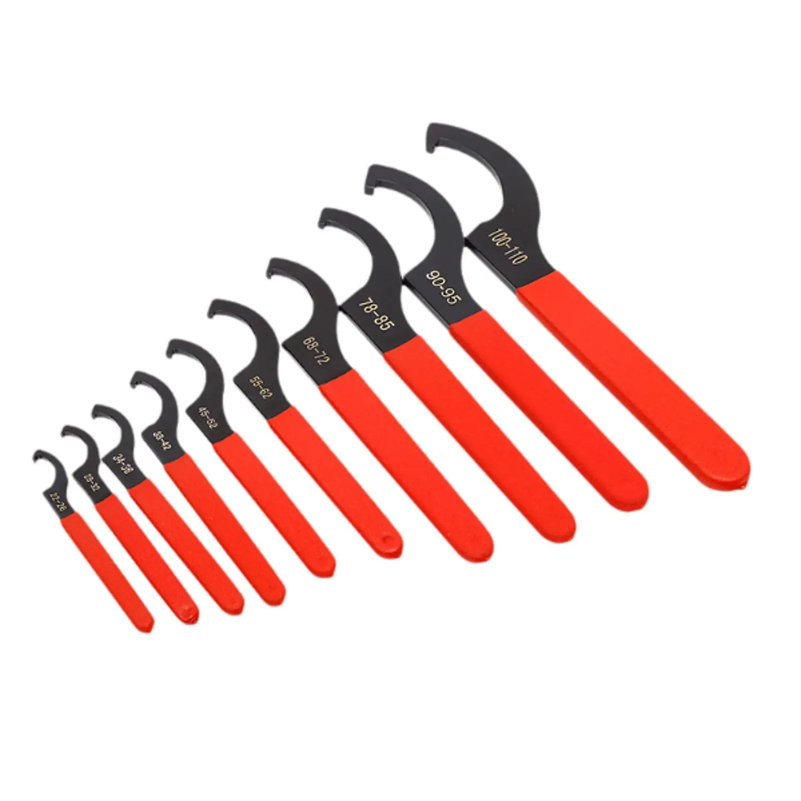 

10 Pieces C Hook Spanner Accessories High Performance C Type Wrench Spanner