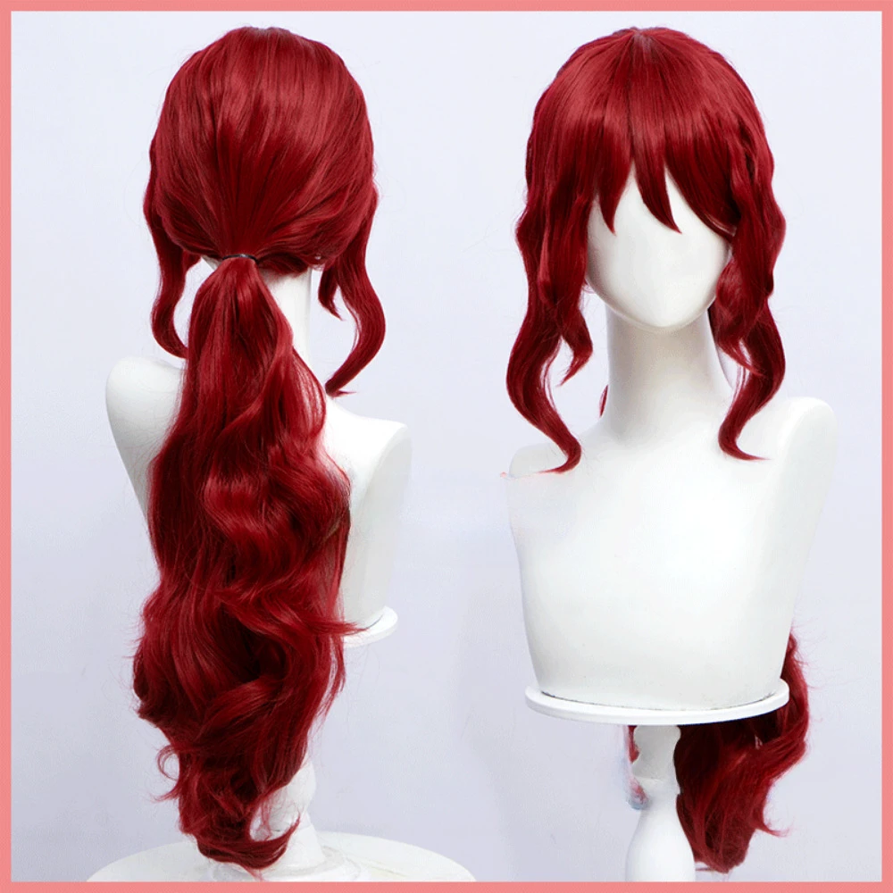 

Anime Romantic Killer Cosplay Kyoko Hoshino Red Ponytail Wig Synthetic Hair