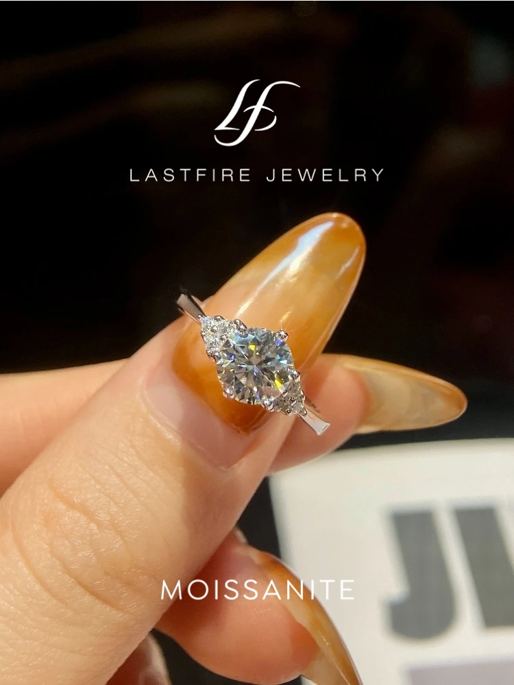 

Роскошный Бриллиантовый Ангел KNB в 1 карат, женское реальное серебро 925 пробы, оригинальные ювелирные изделия высокого качества