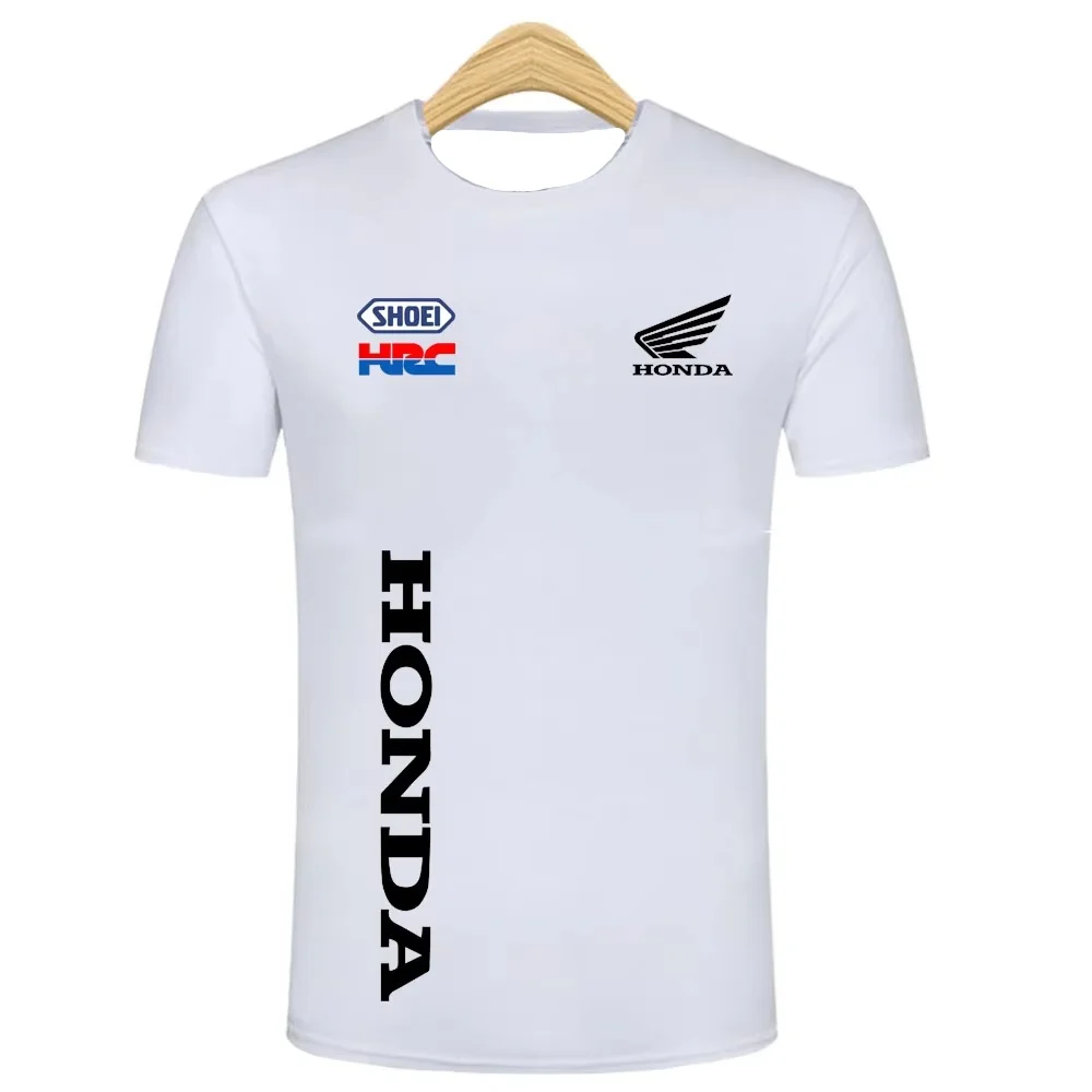 

Летняя мужская футболка Honda, простая и модная летняя повседневная дышащая футболка Honda Harajuku для бездорожья, мотоцикла Nino