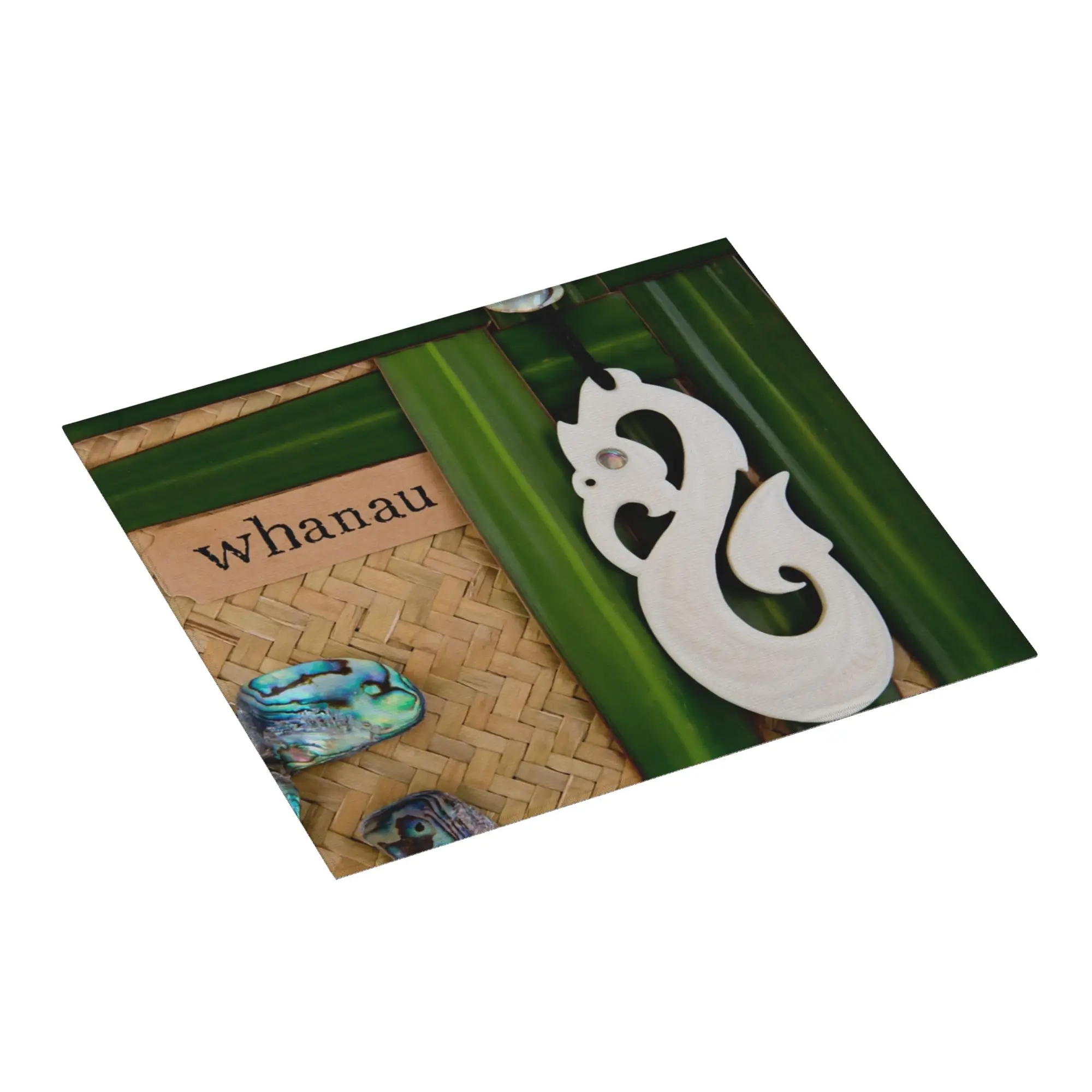 NZ Maori Non Slip Kitchen Counter Protector Mat Barware Tableware Reusable Whanau Family Theme Bathroom Drying Mat For Kitchen