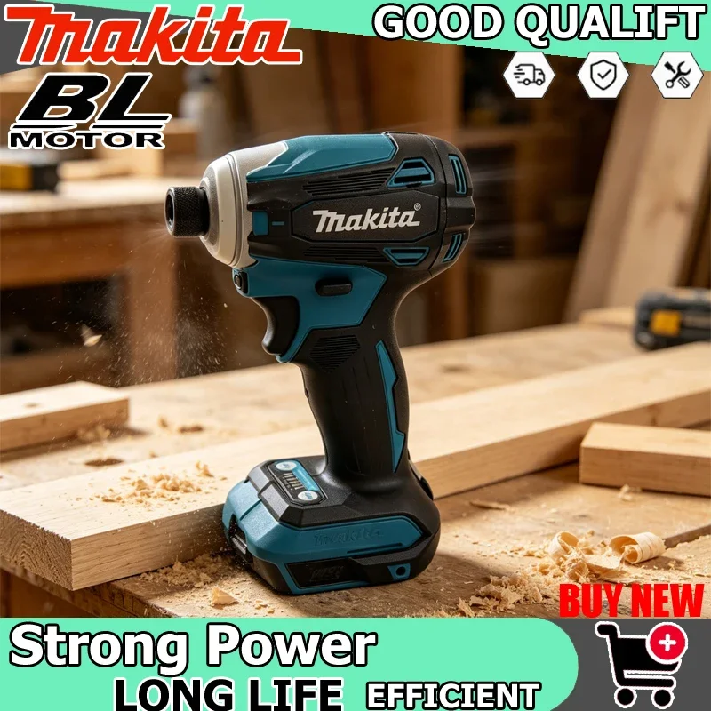 

Бесщеточный электрический шуруповерт Makita DTD173 для авторемонта, ударный шуруповерт с крутящим моментом 220 Н·м, для электроинструментов Makita 18В