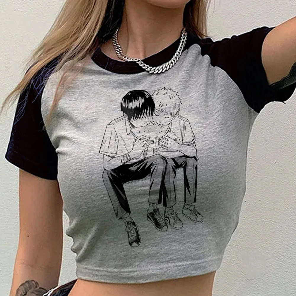 the Summer Hikaru Died cropped top female jojifuku alternative  party grunge harajuku shirt clearance sales emo korean fashion