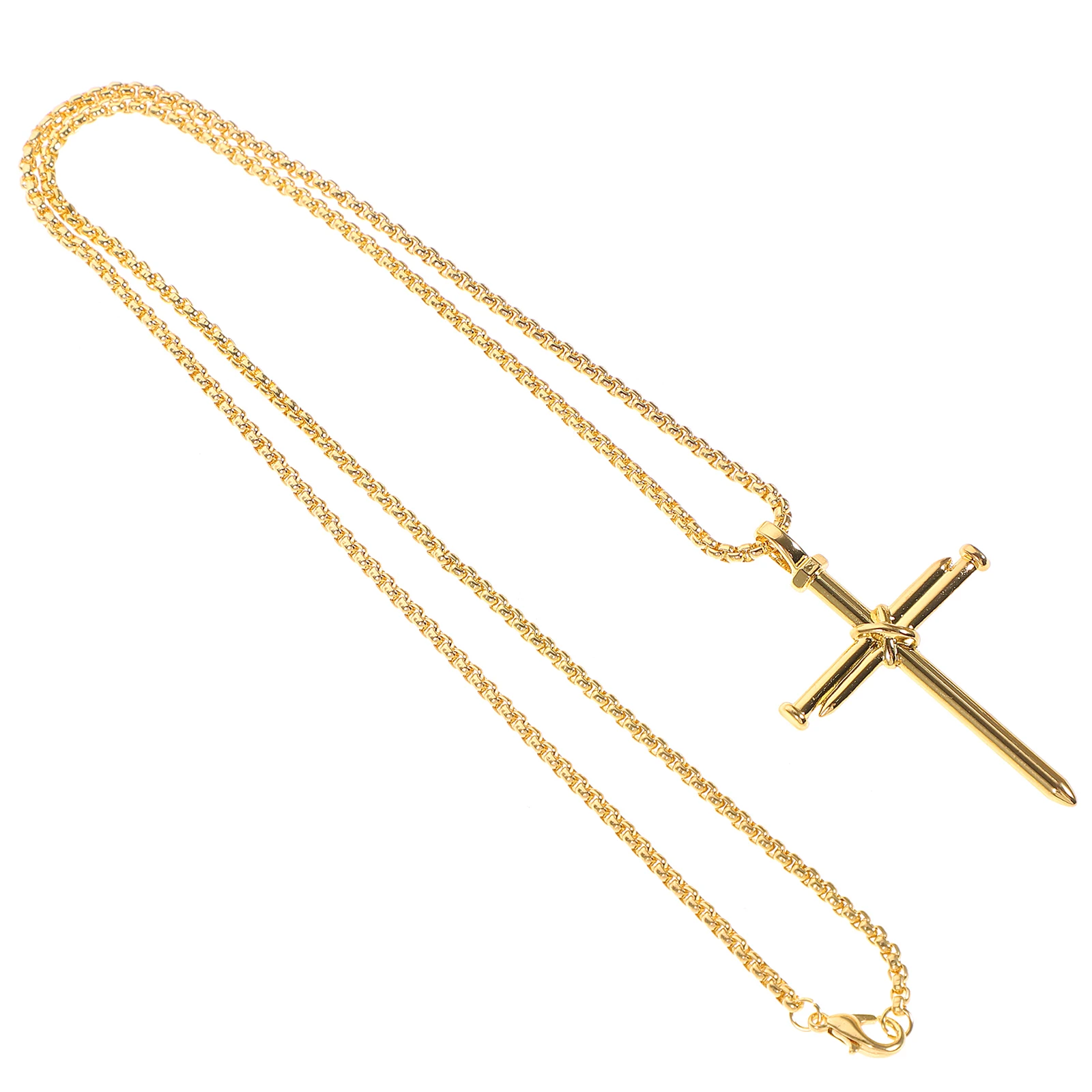 

Male Neck Chain Cross Choker Men Necklace Necklaces Man Pendant Stylish for Collar