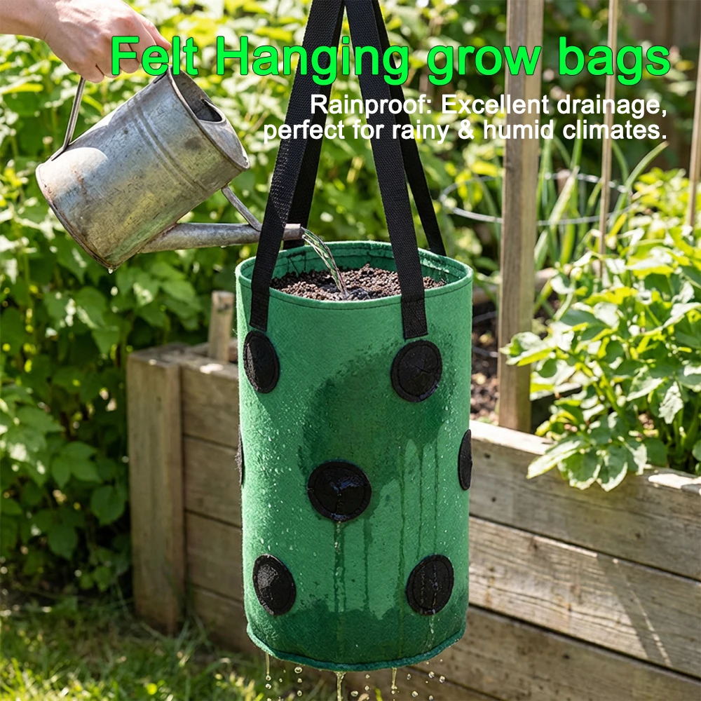 Hanging Grow Bags for Strawber - огляд і ціна Vertical Planter Tower