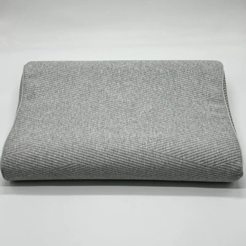 Nouvel oreiller à mémoire de forme à couche d'air tricotée, bas profil, pour usage domestique, soutien cervical, pour le sommeil, à récupération lente