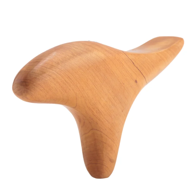 AA20-Wooden Body Foot Neck Relax Blood Circulation Massager Triangular Spa Reflexology Massage Stick Tool