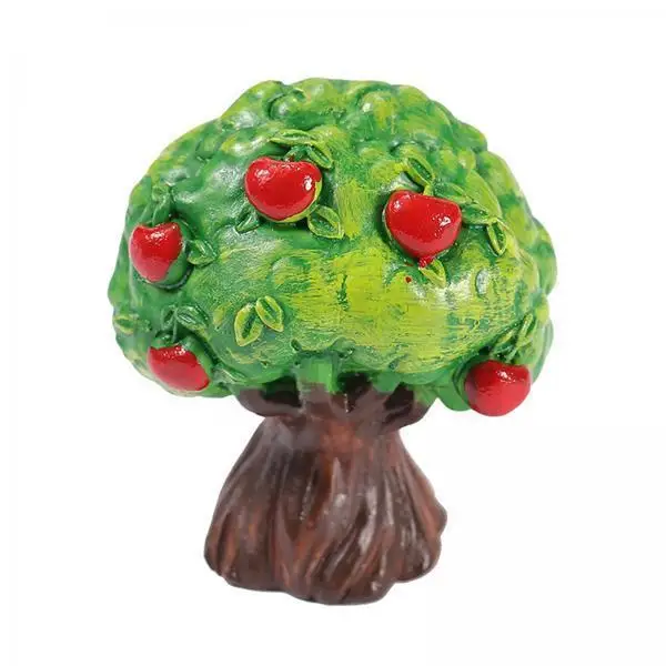 Miniature Zen Garden Resin Tree Figurine Decorative Garden Accessories for DIY Crafts Dollhouse