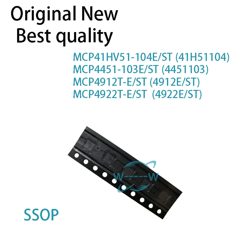 

5PCS) MCP41HV51-104E/ST 41H51104 MCP4451-103E/ST 4451103 MCP4912T-E/ST 4912E/ST MCP4922T-E/ST 4922E/ST MCP41HV51 MCP4912 MCP4922