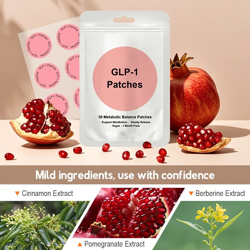 Kind Patches: 30 Metabolic Balance Patches, Berberine, Steady Release, Vegan, 1 Month Pack Body care tablets