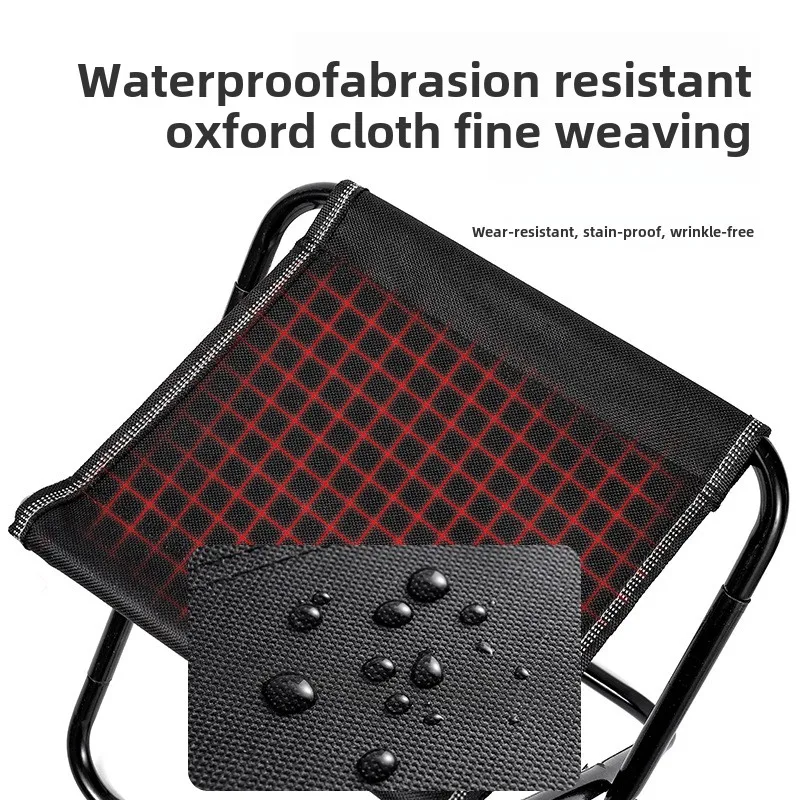 Chaise pliante Portable banc tabouret de pêche voyage Camping hors e tabouret tabourets Train métro file d'attente tabourets portables outil d'extérieur