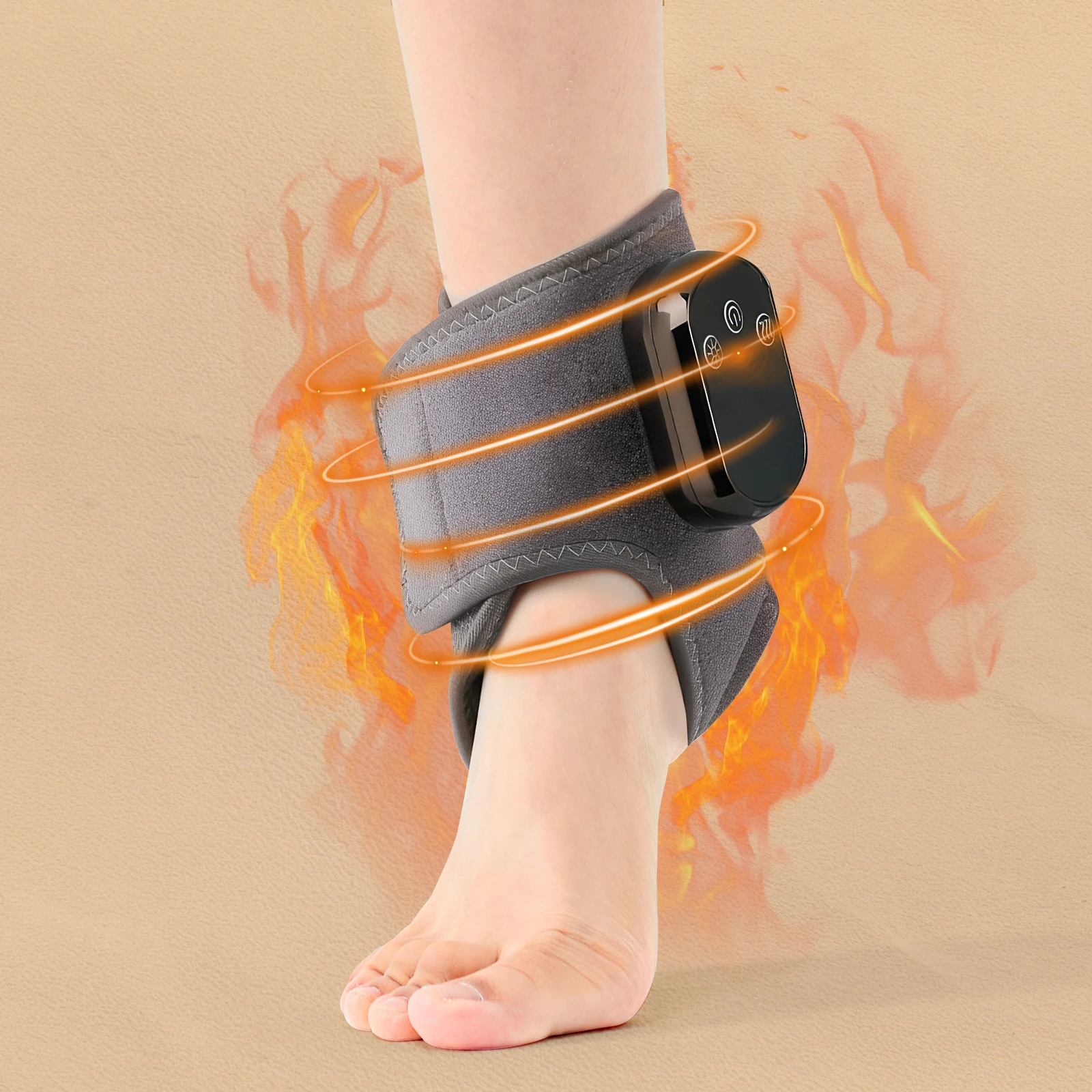 

Portable Foot Massager USB-C Charging Electric Heating Joint Care Tool 3 Modes Lightweight Calf Massager Gift for Parents