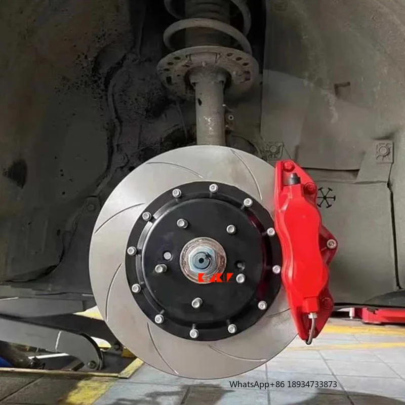 KLAKLE Car Accessories Tuning Brake Systems 9200 380*28mm Brake Disc Kit for VW Golf 2 3 4 5 6 7