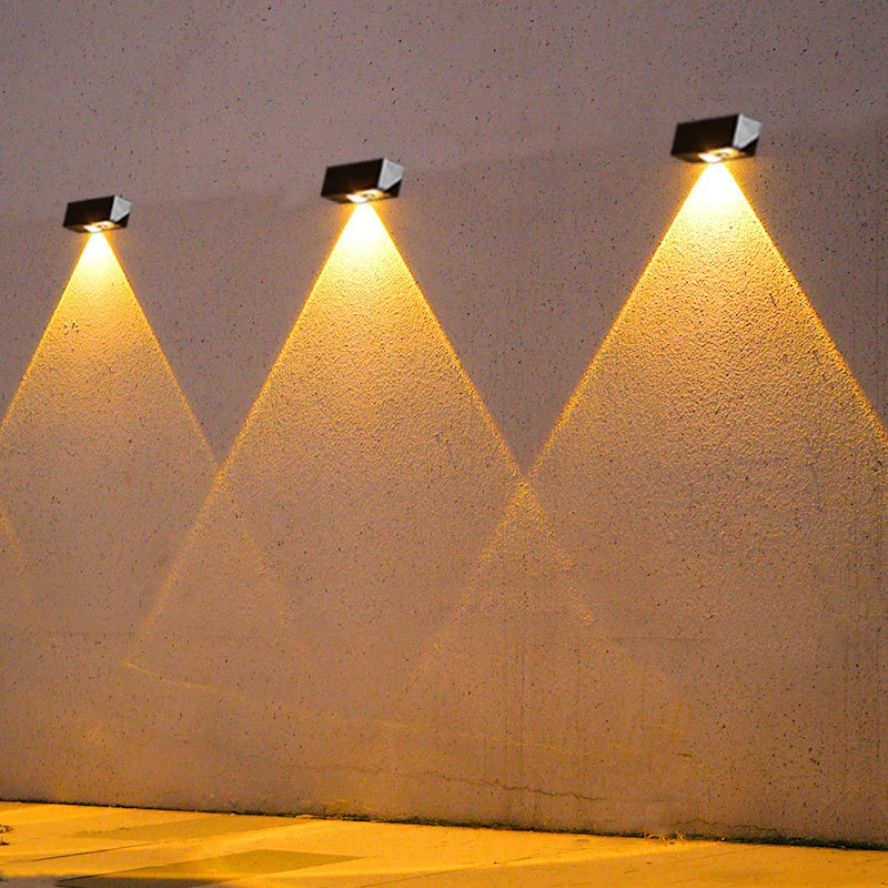 

1/2/3PCS Solar Wall Wash Lights Outdoor Courtyard Lights Garden Decoration Atmosphere Lights Balcony Layout Daily Lighting