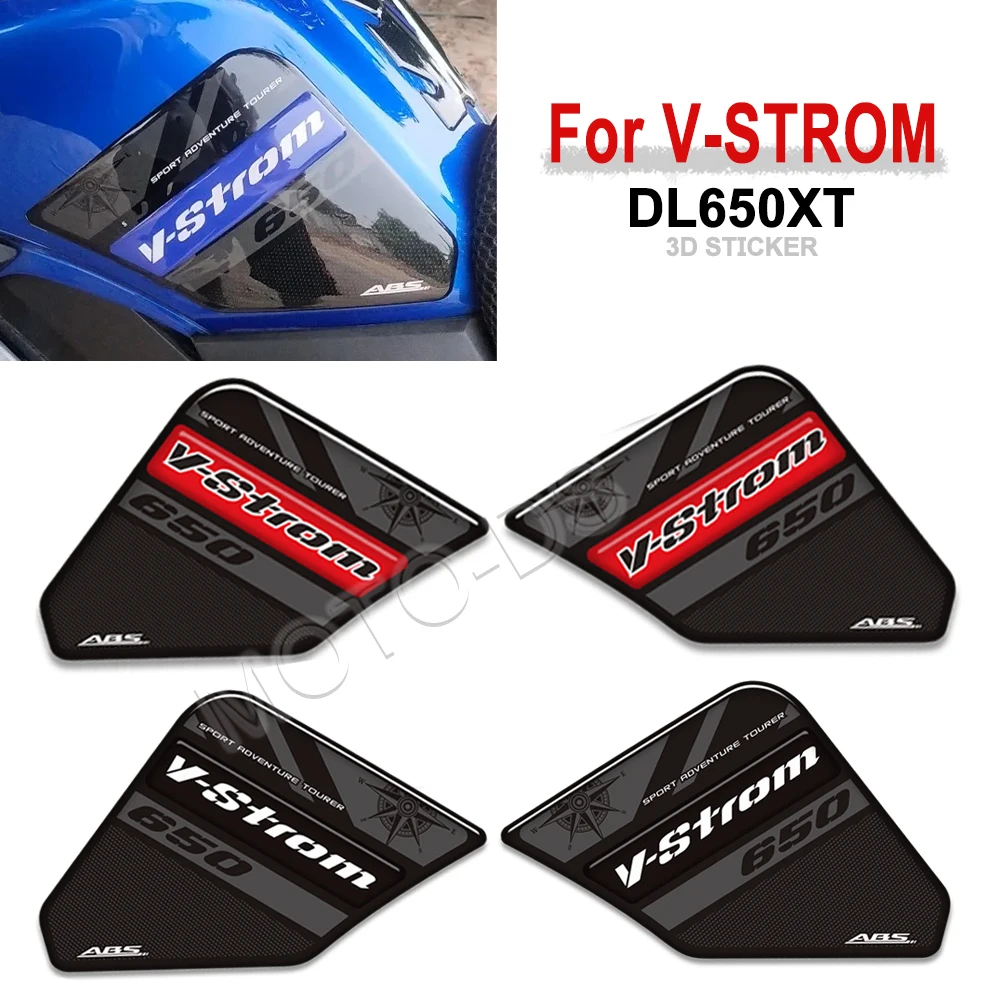 

For Suzuki DL650 V-STROM 650XT VSTROM DL650XT Adventure Body Protection Fuel Tank Pad Cover Sticker Decals Kit 2018 - 2022