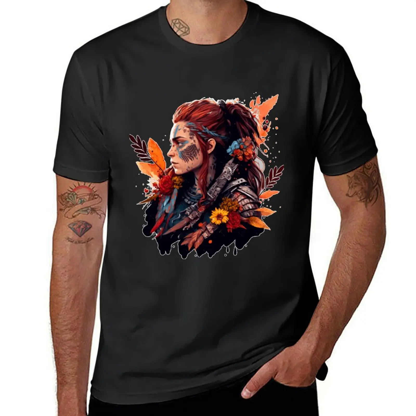 

Horizon Zero Dawn Aloy T-Shirt graphics korean fashion summer tops t shirts men