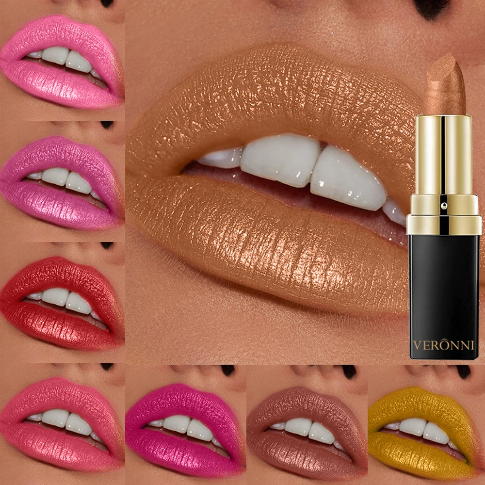 10 barras de labios brillantes de colores brillo de labios nacarado tinte de labios impermeable de larga duración labios de diamante esmalte maquillaje Cosmeti