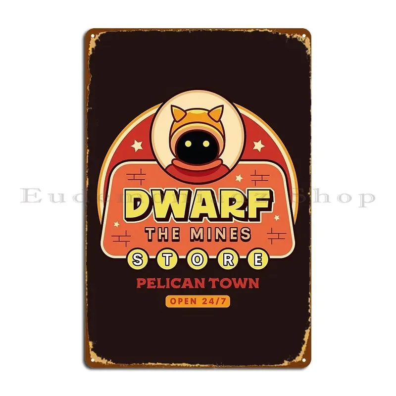 Dwarf The Mines Merchant Lagelantee Metal Sign Cinema Pub Plates Custom Garage Decoration Living Room Tin Sign Poster