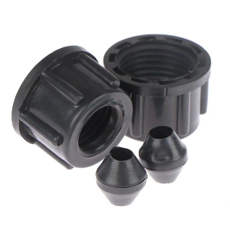 2Sets Agricultural Sprayer Water Pipe Connector Spray Tube Connector Nut Pipe Plug Water Pipe Accessories