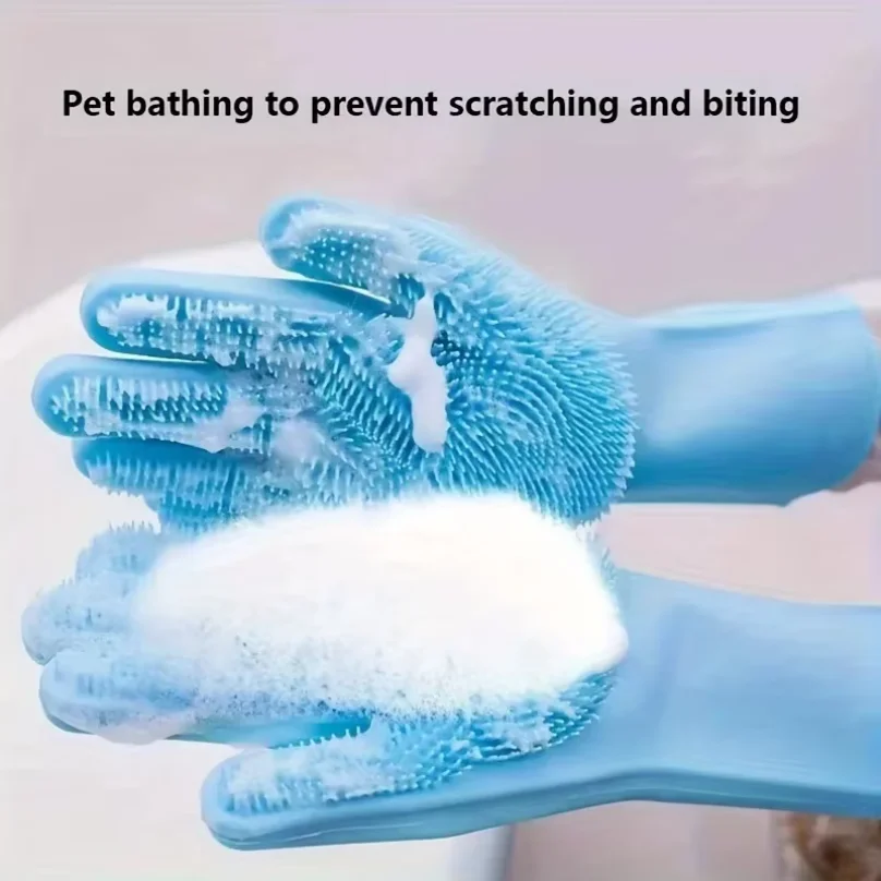 Pet Grooming Cleaning Gloves D - đánh giá và giá Rubber Glove Cleaning