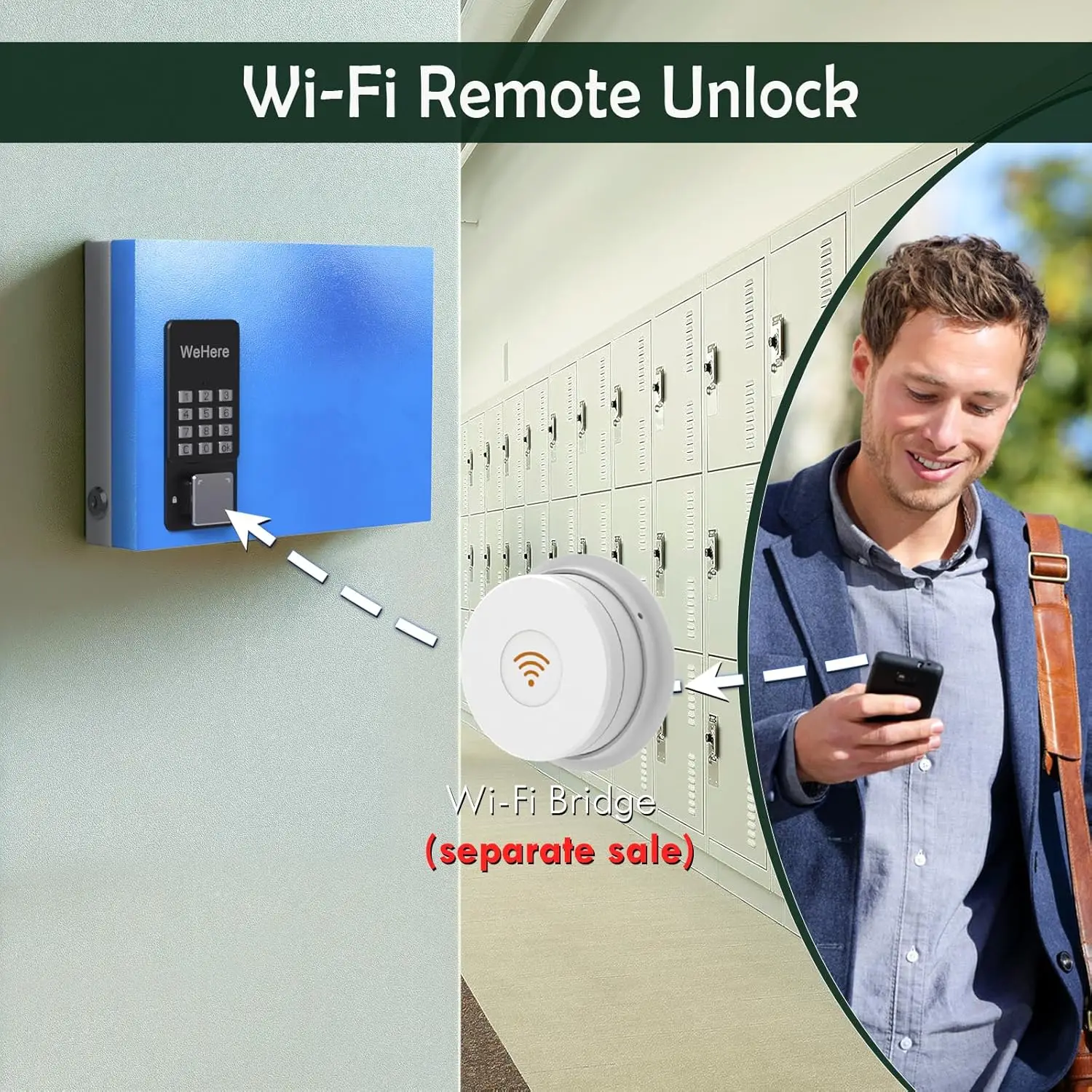 Password Remote Control Key Safe Box Wall Mount with Key Drop Slot Key Storage Box Smart Key Safe OTP/APP Bluetooth/Code Unlock