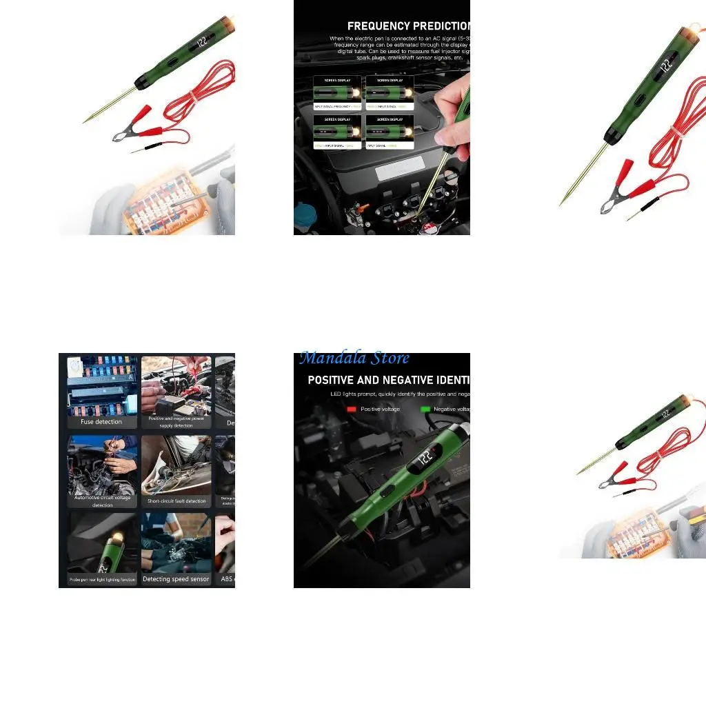 

U2JC Digital Electrics Circuit Tester Automobile Test Light Car Truck 5V-30V