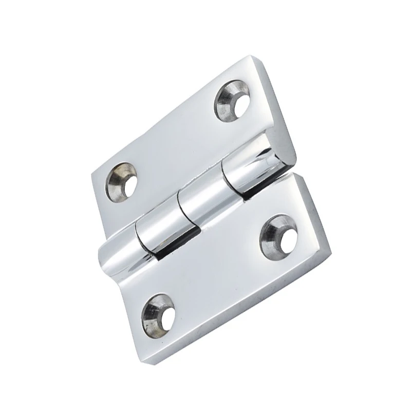 2PCS 316 Stainless Steel Butt Hinge With 4 Holes 38mm 50mm Mirror Polish Heavy Duty Marine Boat Hardware Hinges