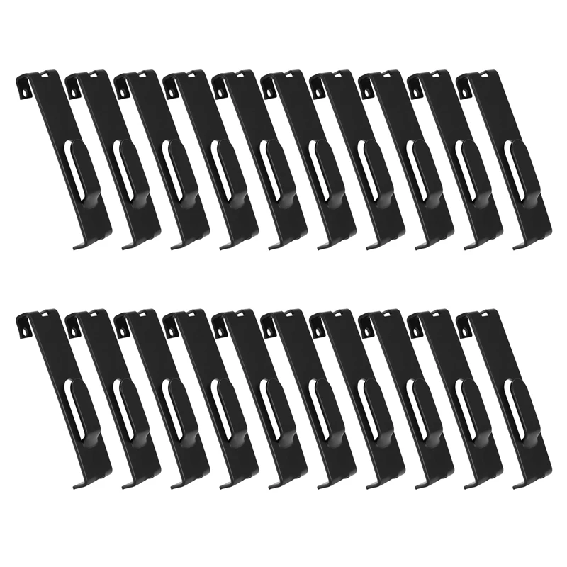 20Pcs Grid Hooks For Wall, Grid Wall Picture Hooks Gridwall Hooks Hangers Display Panels Slat Wall Notchgrid Hook