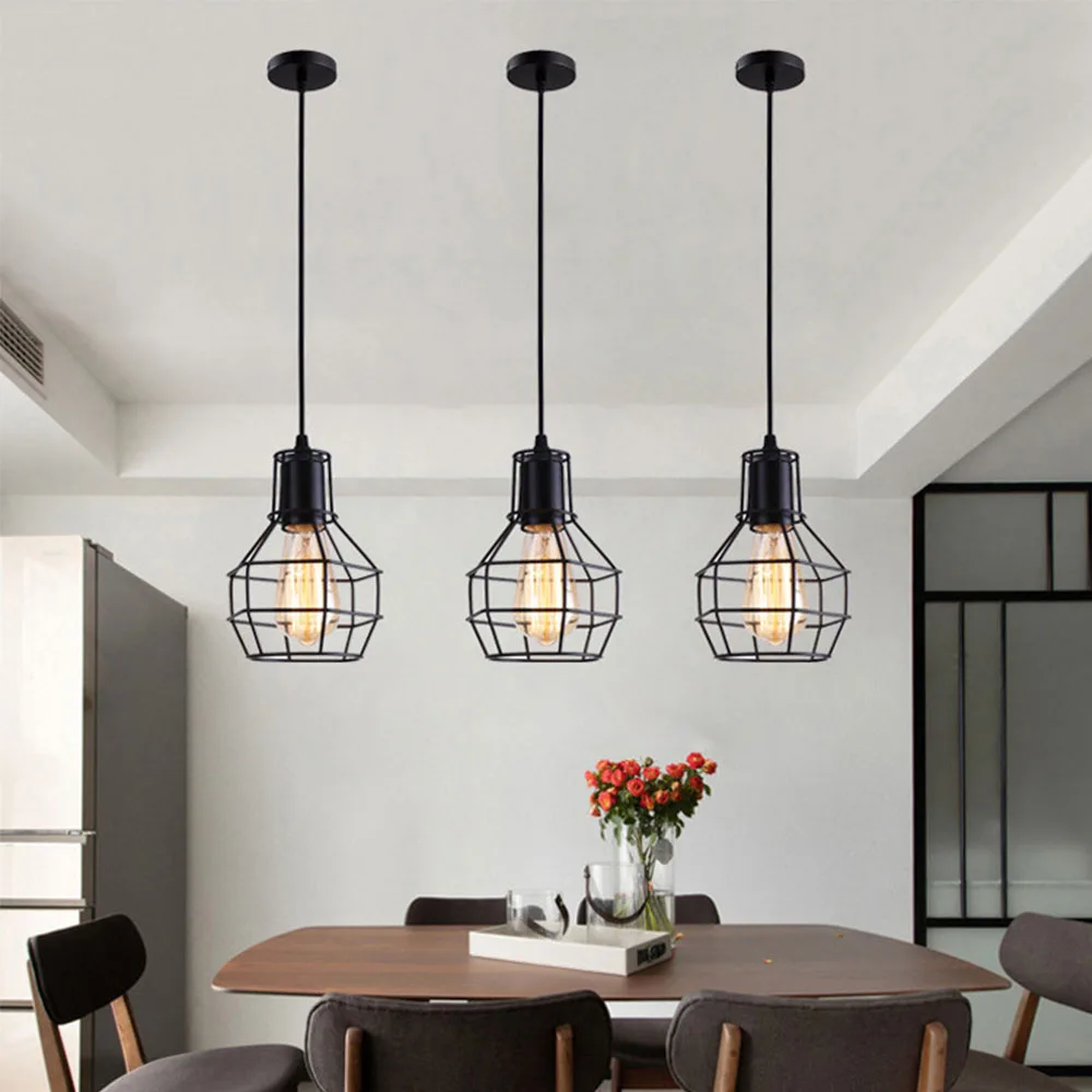 Chandelier Dining Room Chandelier Bedside Lamp Restaurant Lamp Black Gold Chandelier Industrial Win D Nordic Simple Lamp Bedroo